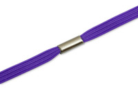 Gummiband<br> zum Ring montiert,<br> lila