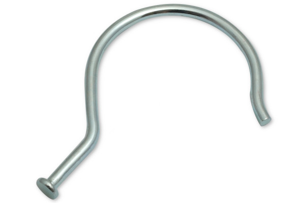 Metal Hooks, 77 mm, with Flat Head, Zinc Plated