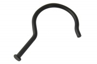 Kollektionshaken<br> aus Metall,<br> 70 mm, mit Flachkopf,<br> schwarz