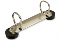 Ringbuchmechaniken,<br> magnetisch, DIN A4 / A5,<br> D-Form, mit 2 Ringen