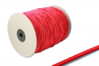 Gummischnur,<br> 2,2 mm Ø,<br> auf 500 m Rolle,<br> rot