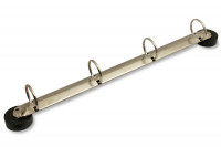 Ringbuchmechaniken,<br> magnetisch, DIN A4,<br> R-Form, mit 4 Ringen