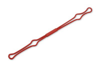 Drahtniederhalter,<br> schmaler Einschub,<br> 150 mm, rot