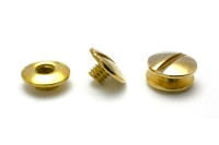 Buchschrauben gold vermessingt