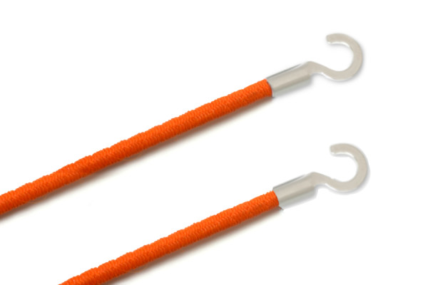 Elastics With Cable Lugs, Open, Dark-Orange