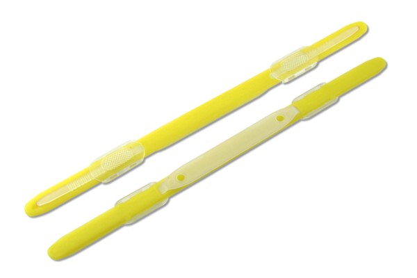Plastic Paper Fasteners, Yellow