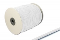 Gummischnur,<br> 2,2 mm Ø,<br> auf 500 m Rolle,<br> weiss