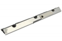 Blockklammern,<br>185 mm breit,<br>vernickelt,<br>mit Hebel