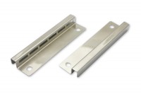 Endbleche <br>für Stabmechaniken, <br>75 mm, vernickelt