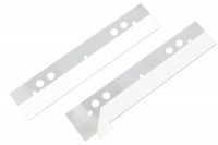 Selbstklebende Abheftstreifen,<br> 125 x 25 mm,<br> transparent