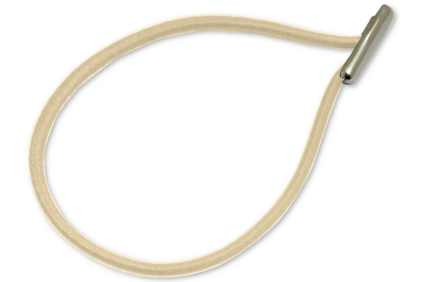 Elastics in Drop Shape, Beige