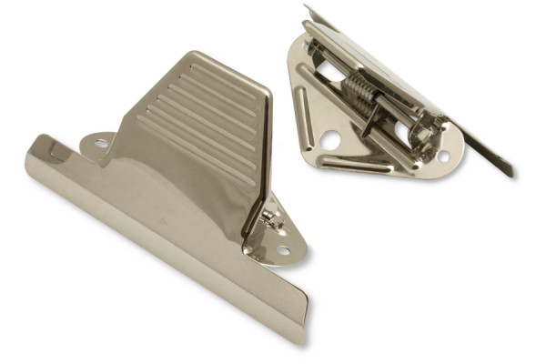 Paper Clamps for Riveting, 120 mm Width, Nickel Plated