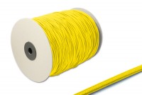 Gummischnur,<br> 2,2 mm Ø,<br> auf 500 m Rolle,<br> gelb