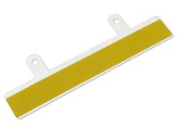 Abheftvorrichtung, selbstklebend, transparent,<br> 150 mm