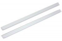 Klemmschienen, <br>3-4 mm Fassung,<br> transparent Klemmschienen, <br>3-4 mm Fassung,<br> transparent