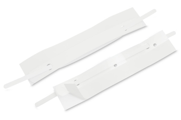 Filing Strips, Transparent, File Prong Plastic Coated