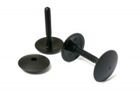 Mini-Bindestifte<br>für Display-Aufsteller,<br> Kunststoff, schwarz 44 mm