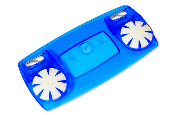 Taschenlocher zum Abheften, mit Feststellfunktion, blau