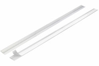 Klemmprofile, selbstklebend,<br> 1 mm Fassung,<br> transparent