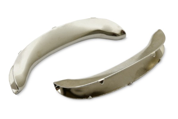 Metal Recessed Grips, for Magazine Files, Nickel Plated