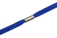 Gummiband<br> zum Ring montiert,<br> blau