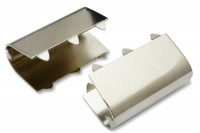 Kordelklammern,<br> Öffnung 8,3 mm,<br> vernickelt