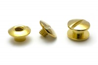 Buchschrauben gold vermessingt