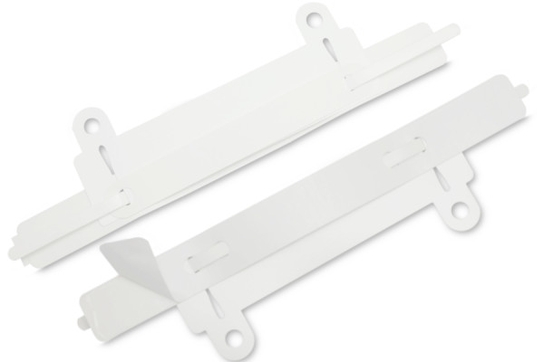 Self-Adhesive File Mechanisms with File System, Plastic Coated Prong 150 x 16 mm, White