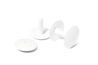 Mini-Bindestifte<br>für Display-Aufsteller,<br> Kunststoff, weiss 26 mm