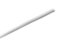 Gummischnüre<br> als Zuschnitte,<br> weiss