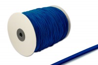Gummischnur,<br> 2,2 mm Ø,<br> auf 500 m Rolle,<br> blau