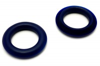Greiflochringe, <br>aus Kunststoff,<br>dunkelblau