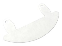 Abheftvorrichtung, halbrund, transparent,<br> 122 mm