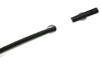 Gummischnüre mit Automatensplinte,<br> schwarz